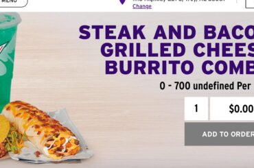 I’m still salty they took away the steak and bacon grilled cheese burrito