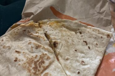 Cheese quesadilla is so good?