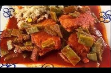TORTITAS DE POLLO CON NOPALES ||TORTITAS DE POLLO EN SALSA ROJA