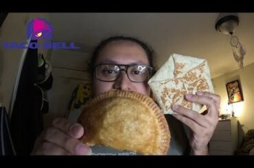 TACO BELL CHOWTIME! #CRISPANADA          EATING VIDEO *CHEWING SOUNDS*