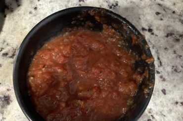 Decided to make more salsa after work today