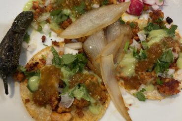 Tacos de pollo.