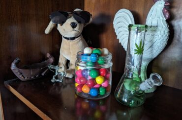 Stuffed toy dog