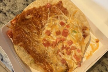 Jesus Christ did they frisbee this across the kitchen before passing it out the window?!