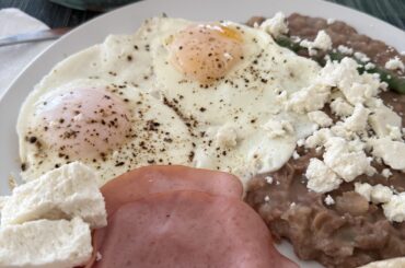 Late breakfast.
