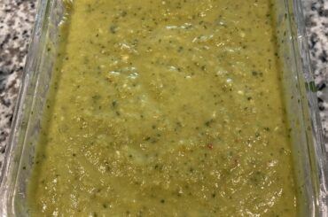 First attempt at salsa verde was a success