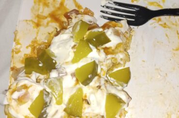 Mexican Pizza with pickles?