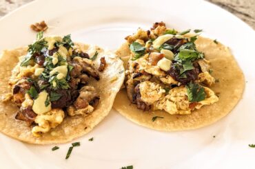 On vacation, made some breakfast tacos