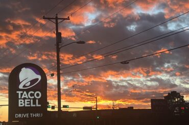 Beauty in the Taco Bell sky! (Santa Fe, NM)