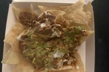 Nachos came with no cheese