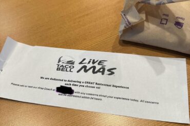 Does this mean my local Taco Bell is in bad shape?