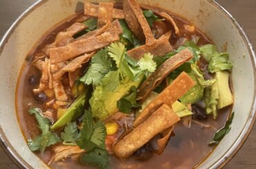 Went with tortilla soup tonight