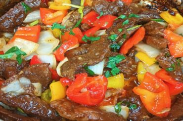 Juicy Beef And Bell Pepper Stir Fry - Quick & Easy Recipe!