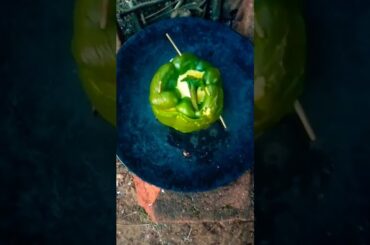 egg stuffed capsicum #shorts #recipe #trending