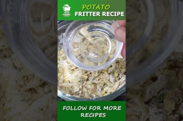 Potato Fritters | Potatoes with Onions | Easy Potato Snacks | Crispy Crunchy Potato Fritter Recipe