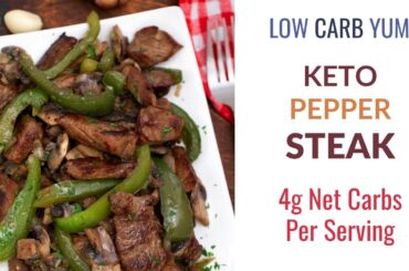 Keto Pepper Steak Low-Carb Beef Stir Fry