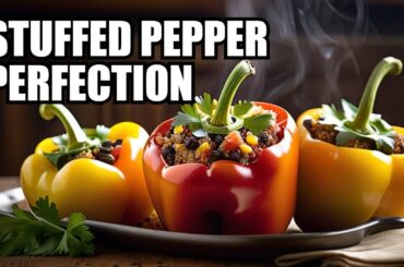 Mouthwatering Stuffed Pepper Recipe | Vegetarian Dish