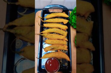 mirch pakoda Recipe ||how to make mirch pakoda Recipe at home|| #shorts #viral #pakoda #shortfeed