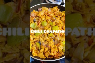 #shorts Chili Chapathi || Leftover Chapathi snacks recipes #shortsvideo #shortsfeed