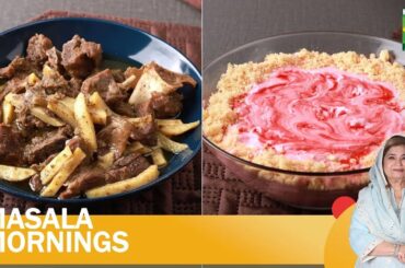 Black Pepper Mutton & Pink Pudding | Masala Mornings | Chef Shireen Anwar | MasalaTv