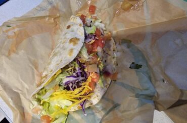 New menu is pricy but this taco is great