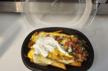 Secret Aardvark Fries with ground beef