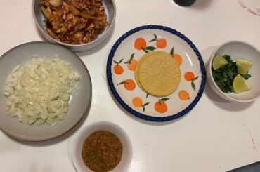 Made some Tacos de Tinga de Pollo