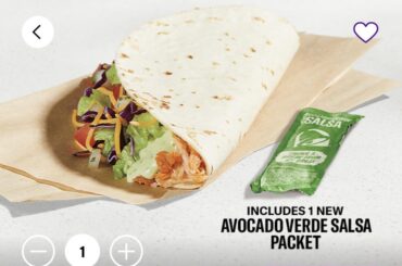 Chicken Ranchero Soft Taco