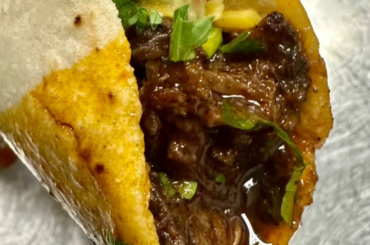 Tacos de res.