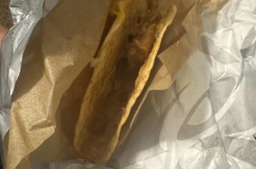 Went to try the new cantina chicken tacos. Probably won’t be back to Taco Bell for awhile.