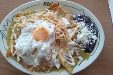 Chilaquiles Verdes de Klein's en cdmx