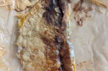 Really makes you appreciate the tidiness of a burrito...(swapped out beef for beans on my freebie taco)