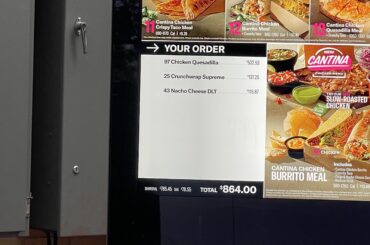 The order ahead of mine