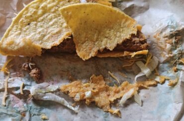 Dear taco bell. Please stop being cheap and put all of your hard tacos in something better than wax paper. This is absolutely infuriating.