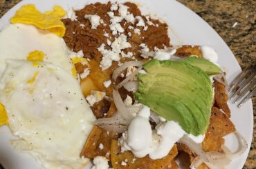 Chilaquiles en salsa de habanero