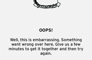 Is the app down for anyone else?