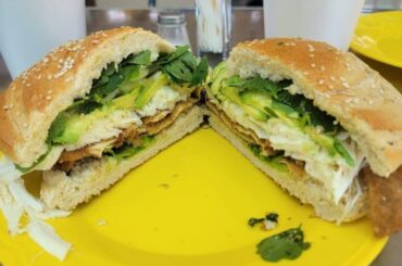 Cemita Milanesa de Pollo (Puebla, MX)