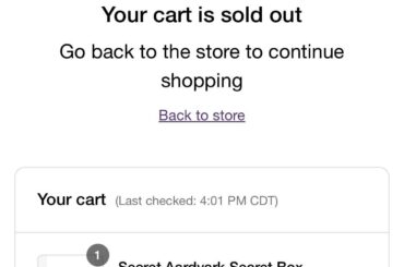 Gone within seconds.