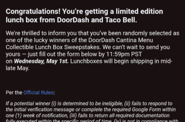 Getting me a fancy lunch box!