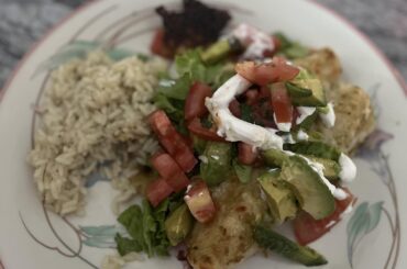 Homemade Enchiladas Verdes