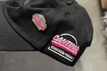 New hats and pins today