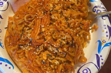 Buldak Ramen Omelette
