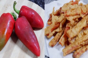 Turn Your Red Bell Pepper into Healthy and Delicious Snacks | Red Bell Pepper Fries Easy Snack Idea