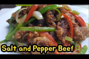 Salt and Pepper Beef Recipe | Easy and Simple Beef Recipe | Chinese food