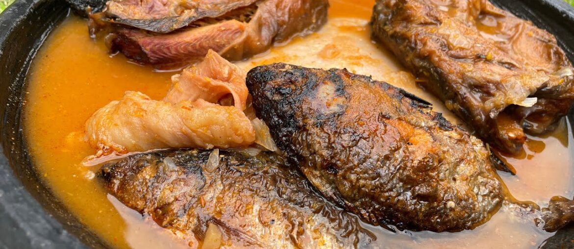 Let’s Make Authentic GHANA LIGHT SOUP/ PEPPER SOUP RECIPE | GHANA DRIED FISH SOUP RECIPE