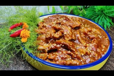 Chilli Masala Gravy without Fried | Chilli Mutton | Easy Mutton Gravy  Recipe ! Semi Thick Gravy