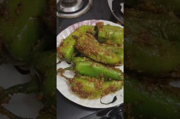 Best Besan-Stuffed Chili Recipe #how #shorts #besanmirchi
