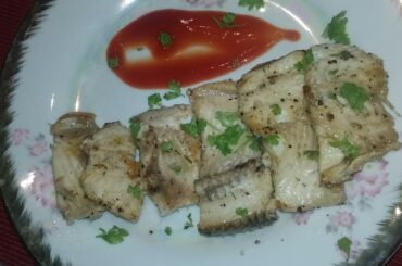 Black pepper fish recipe by maira ka kitchen|fish fry|maira ka kitchen
