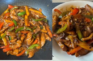 STIR FRY CHICKEN AND PEPPER SAUCE RECIPE | DINNER AND LUNCH RECIPE #chickenandstirfrypepper