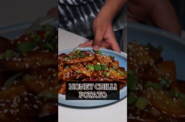 HONEY CHILLI POTATO|Restaurant style recipe